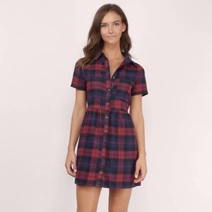 Tobi Plaid Dress